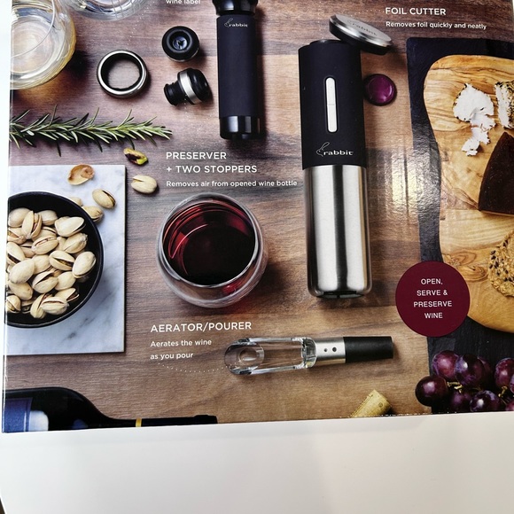 RABBIT • 8 Piece Electric Wine Set • - Picture 6 of 6